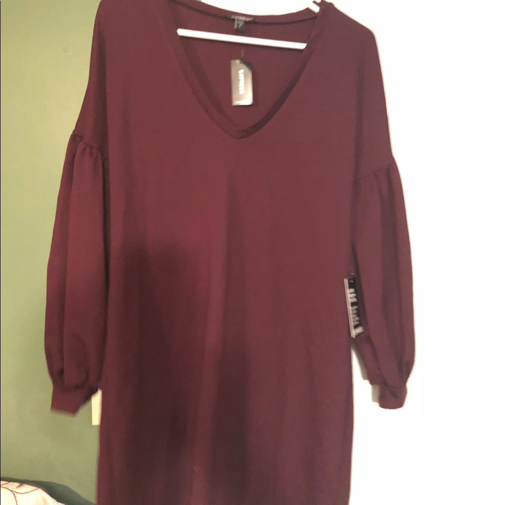 Maroon Express Dress